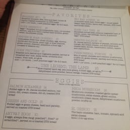 threefold cafe menu