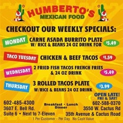 Arizona coupons restaurants
