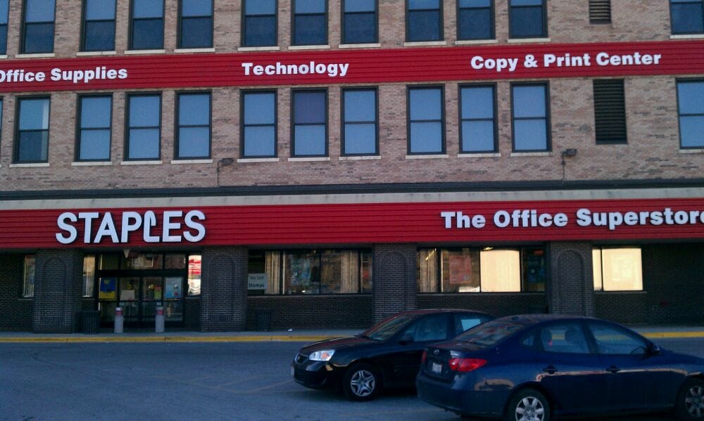 Staples CLOSED 16 Reviews Office Equipment 1300J N Ashland Ave