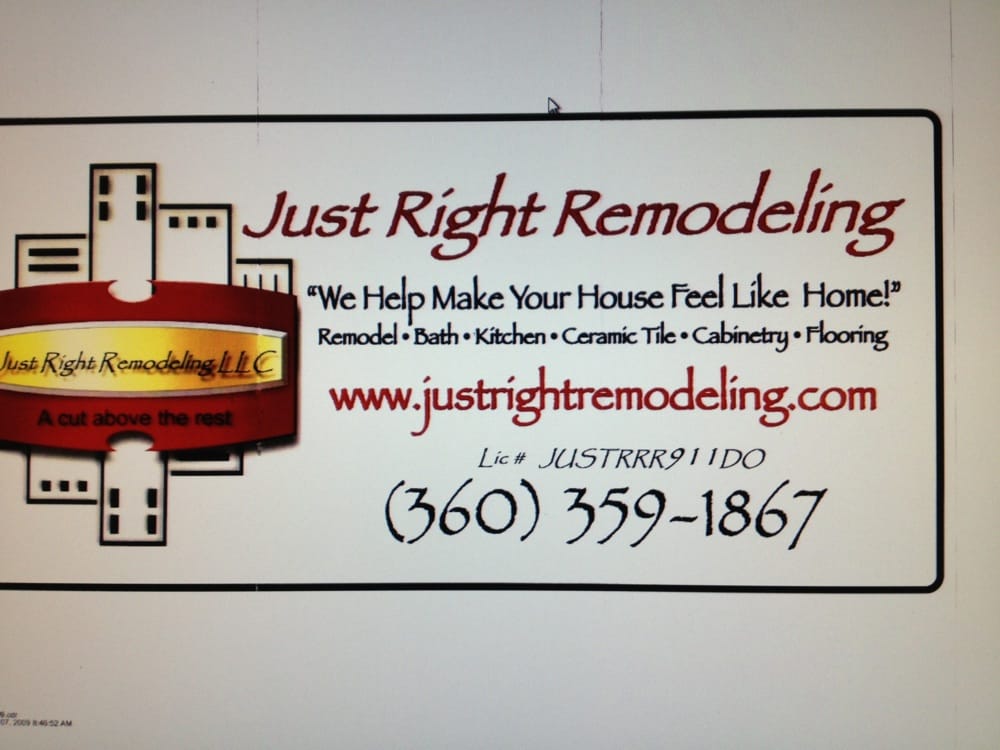 image of business Just Right Remodeling LLC
