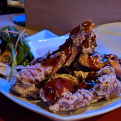 Photo of Zen Toro Japanese Bistro & Sushi Bar - Davis, CA, United States. Chicken Karaage with Scotts own aoili sauce