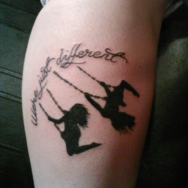 silhouette tattoo representing my sister amp i by ryan yelp silhouette tattoo representing my sister amp i by ryan yelp
