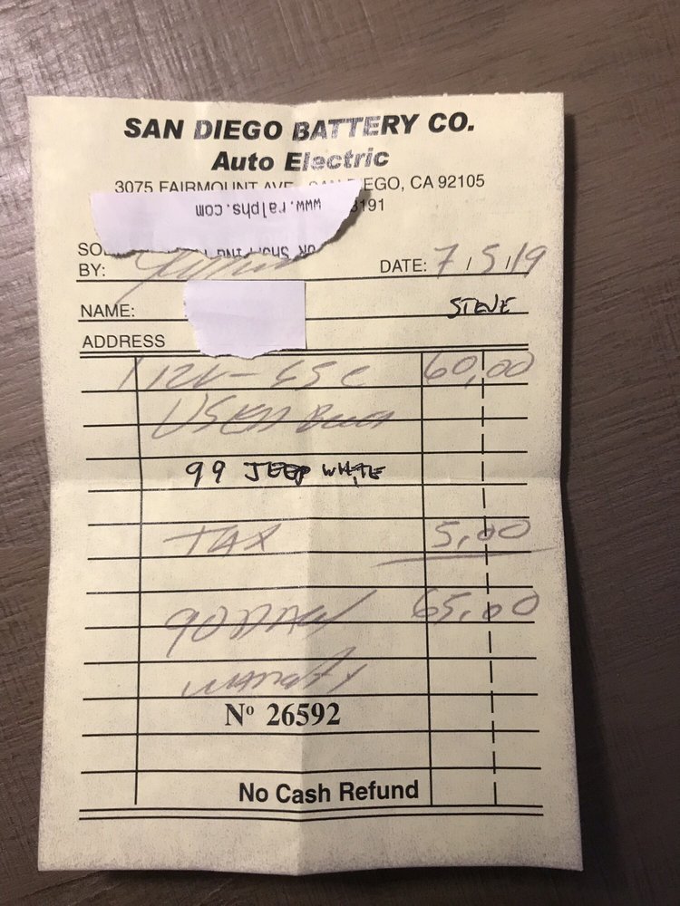 San Diego Battery Co & Auto Electric