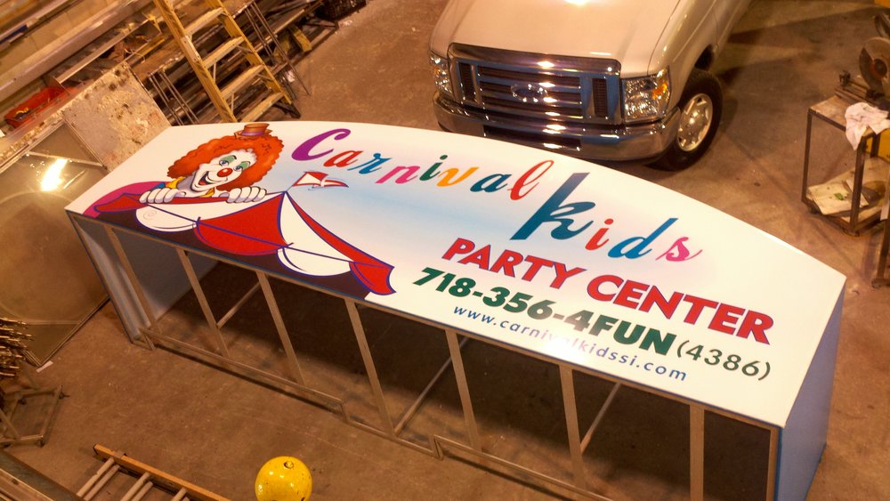 Printed Vinyl Fabric Awning Ready For Installation Yelp