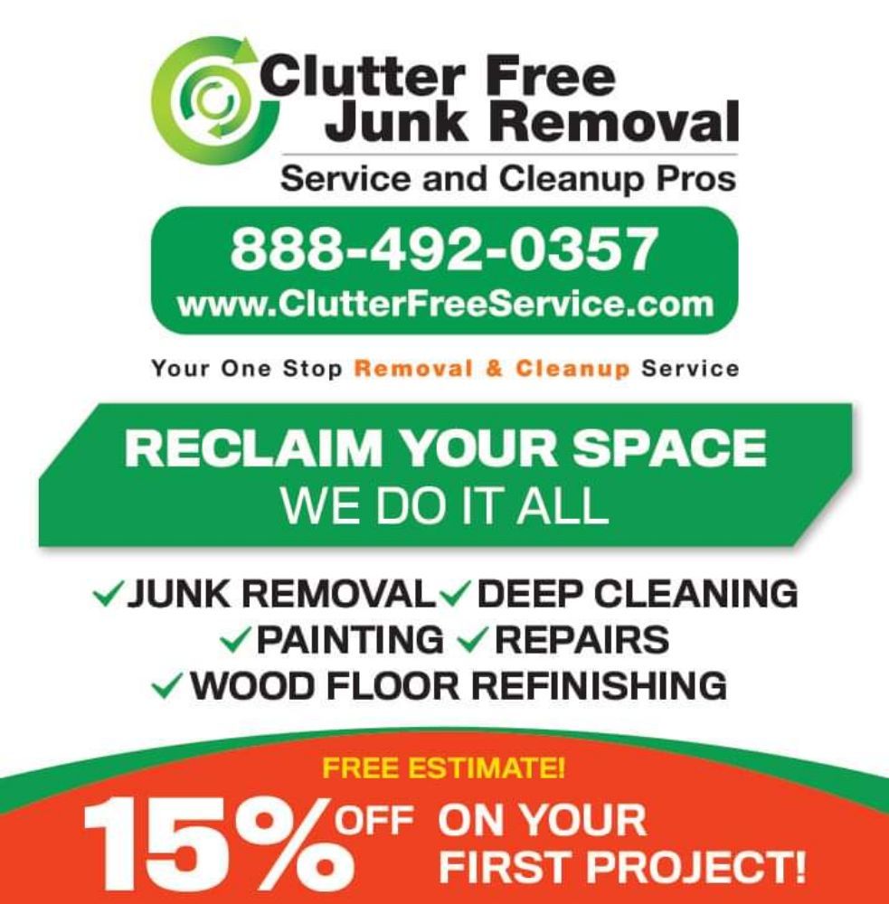 Clutter Free Junk Removal Service & Cleanup Pros
