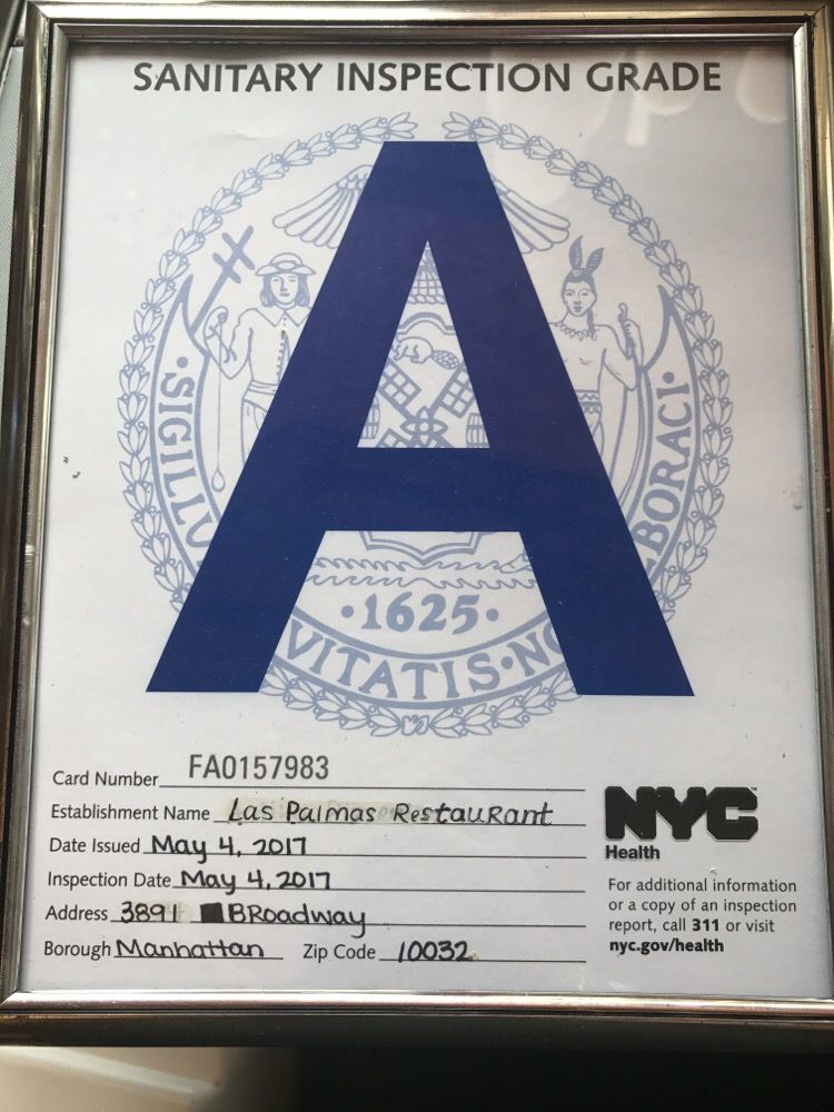Nyc Restaurant Sanitary Inspection Grade Nyc Restaurant Sanitary Inspection Grade