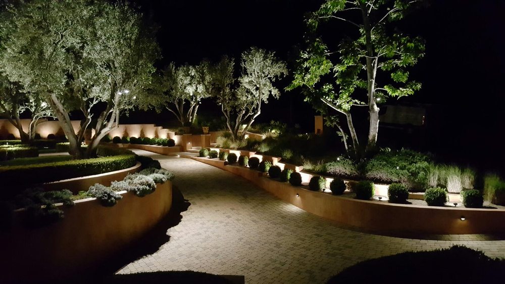 Led Outdoor Landscape Lighting In Irvine Ca Project Completed By Oc Photo Of Oc Night Lights Fountain Valley Ca United States Led Outdoor