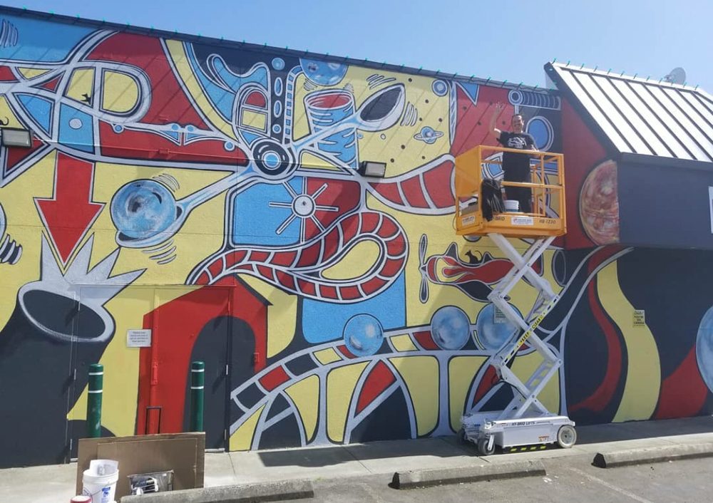 Mural By Rick Klu Yelp Photo Of Uncle Ike S White Center Seattle Wa United States Mural By