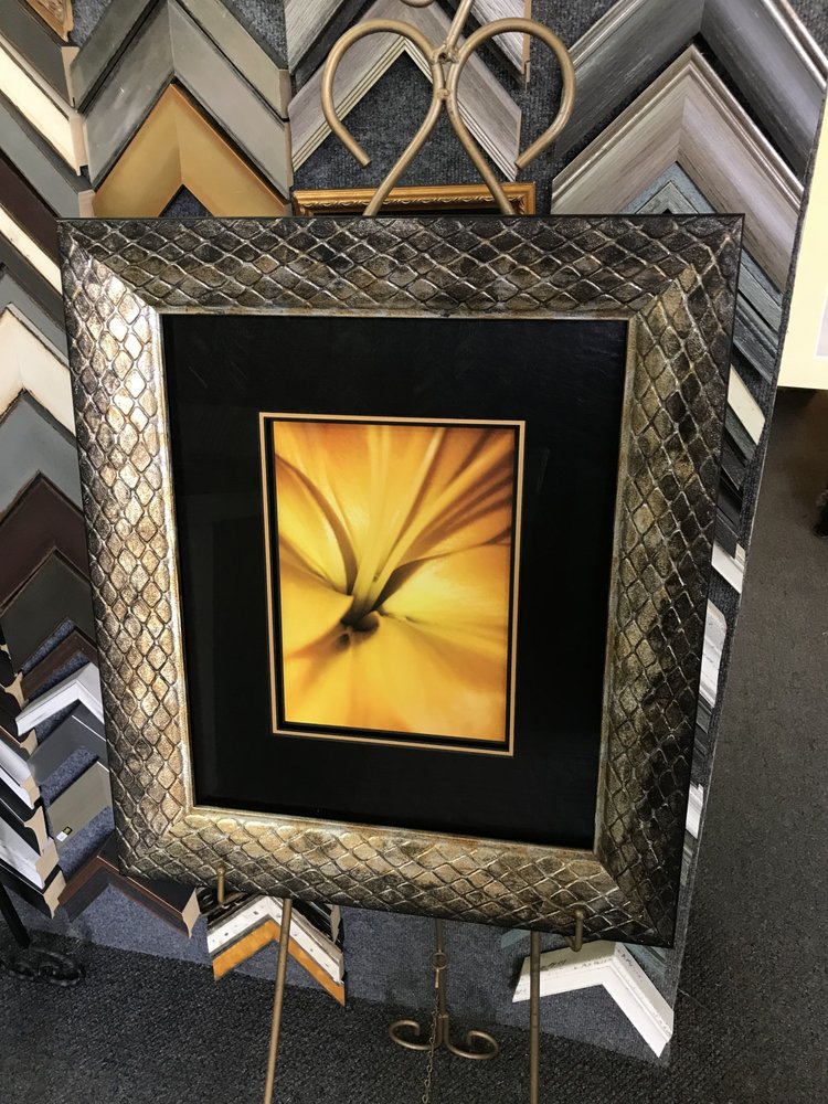 8x10 Watercolor Photo Print Single Frame 3 Mats Black Leather Photo Of Gonzalez Framing Ventura Ca United States 8x10 Watercolor Print