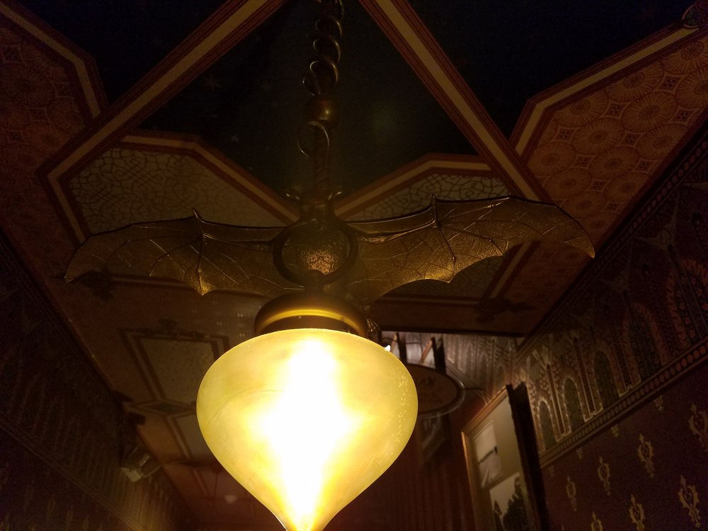 Look Up When You Come In The Front Door And Ll See Bat Light Photo Of Rose Villa Southern Table Bar Ormond Beach Fl United States