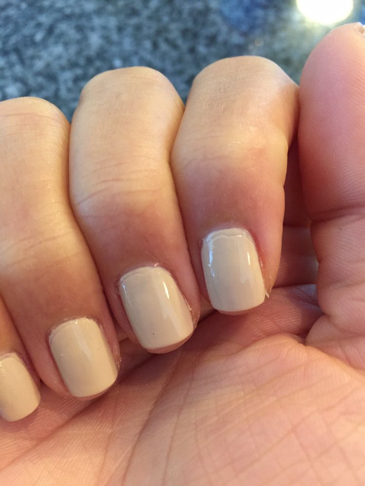 Can You See The Uncut Nail Hanging And Uneven Surface She Photo Of Village Spa Nails Raleigh Nc United States Can You See