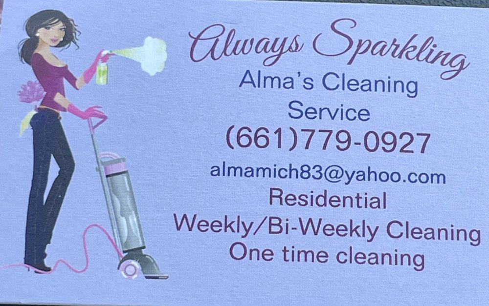 Always Sparkling Alma’s cleaning service