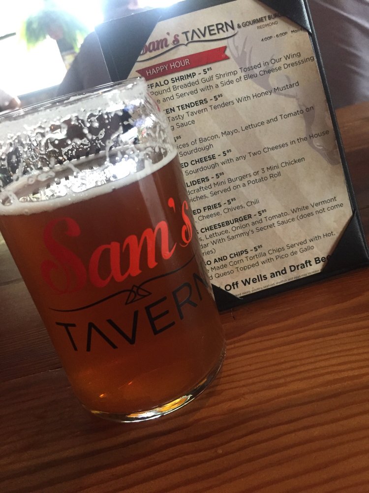 Best Bar in Redmond, WA Best Menu, Best Food Sam’s Tavern