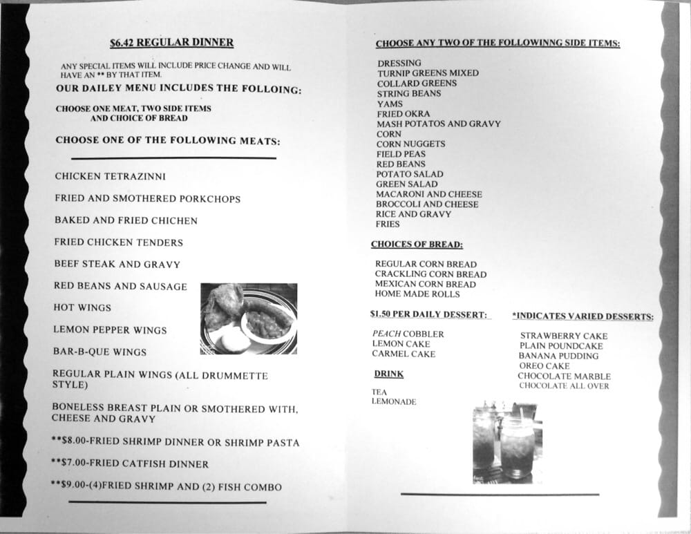The Kitchen On Jackson Ave Menu The Kitchen On Jackson Ave Menu