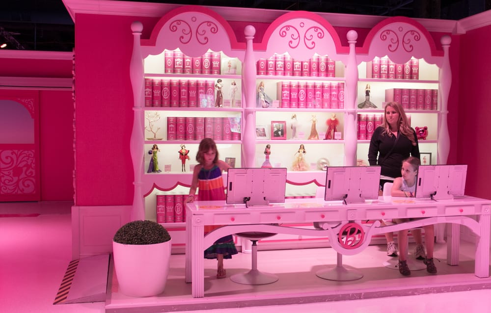 Barbie's library with interactive computer games. - Yelp