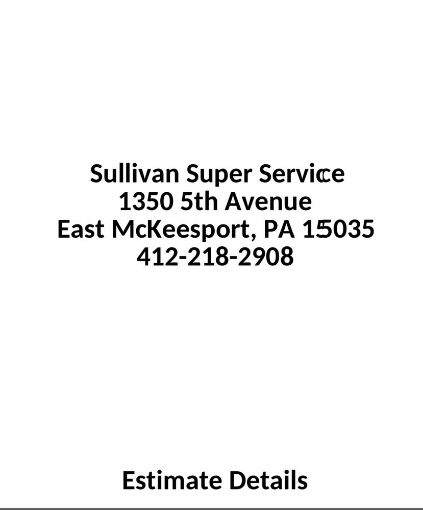image of business Sullivan Super Service