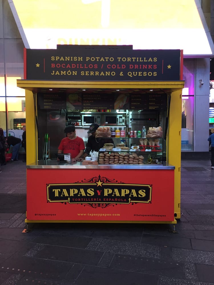 Tapas y Papas Food Trucks Theater District, New York, NY Phone