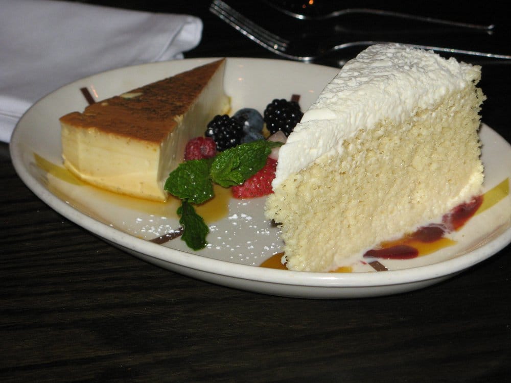 Photo of Border Grill - Las Vegas, NV, United States. Flan and tres leches cake