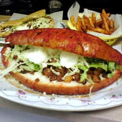 Taqueria Leo Mexican 2409 S Laramie Ave Cicero Il Restaurant Photo Of Taqueria Leo Cicero Il United States The Torta With Hot