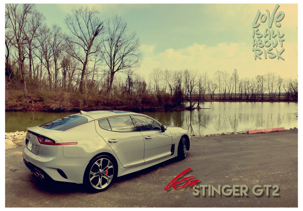 The Ultra cool Kia Stinger GT2 in Ghost Grey! - Yelp