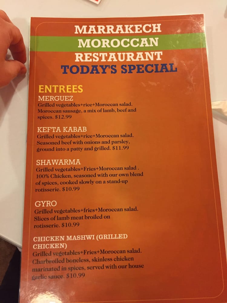 Marrakech Cafe Cincinnati Menu Marrakech Cafe Cincinnati Menu