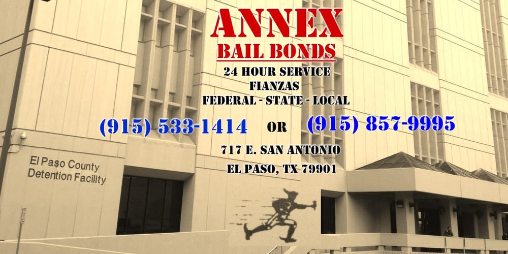 Annex Bail Bonds Bail Bondsmen 717 E San Antonio Ave, El Paso, TX