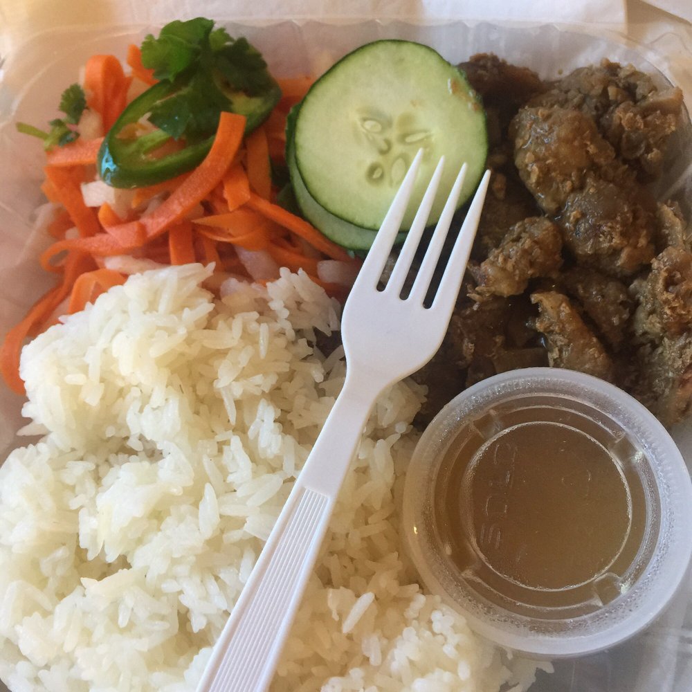 #17 Grilled Lemongrass Pork Rice Plate is Gluten Free - Yelp
