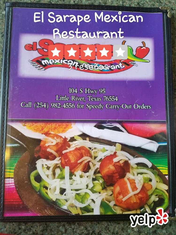El Sarape Mexican Restaurant Mexican 104 S Hwy 95, Little River