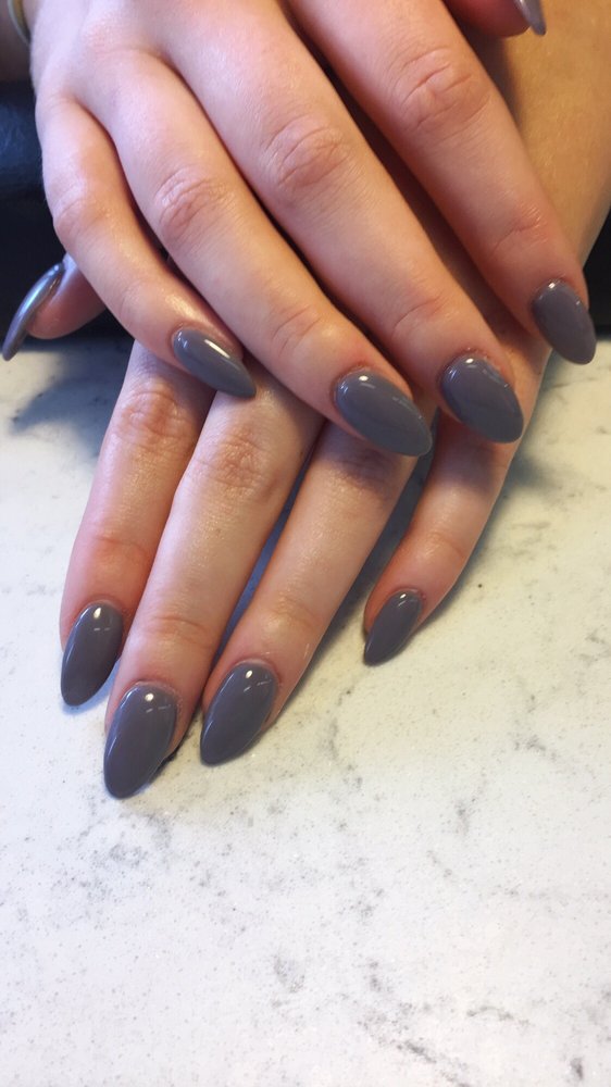 Almond Grey Nails Yelp Photo Of Sunset Nails San Francisco Ca United States Almond Grey
