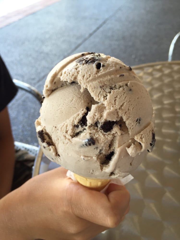A massive scoop of Cookies and Cream. - Yelp