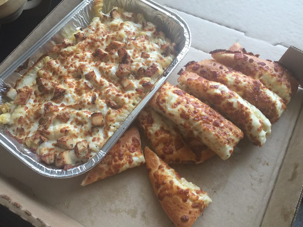 Chicken Alfredo And Cheese Breadsticks Yelp