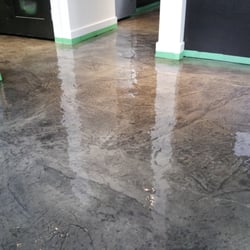Modern Surfaces Contractors 2935 Oriole Road Victoria Bc Photo Of Modern Surfaces Victoria Bc Canada Clear Epoxy Over Stamped Concrete