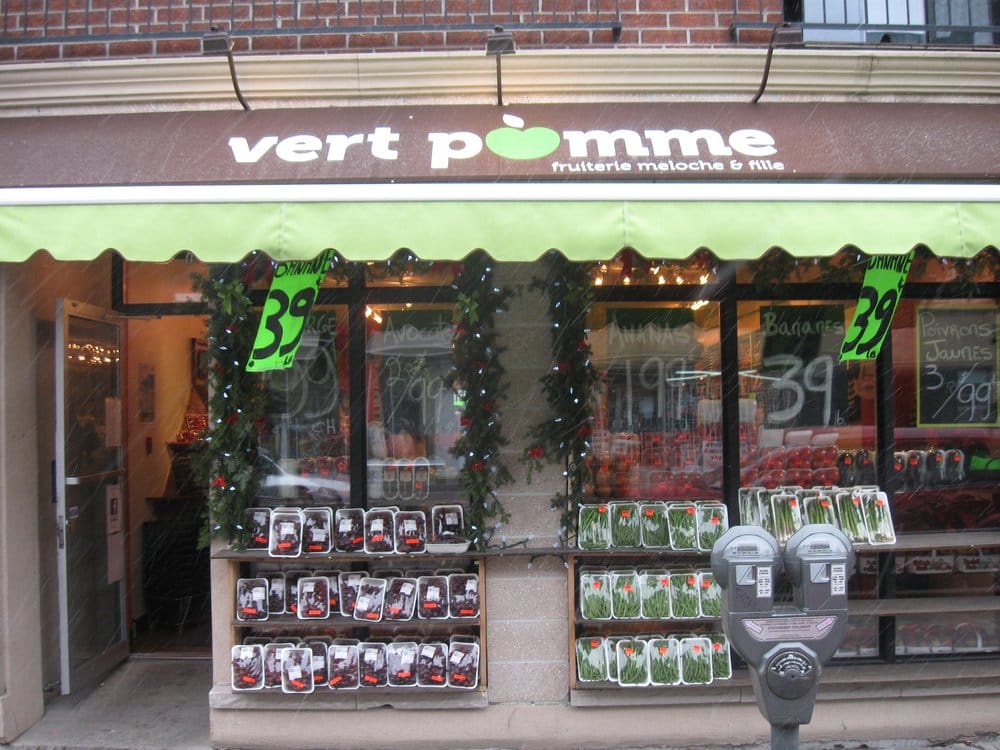 Vert pomme - Fruiterie Meloche et fille
