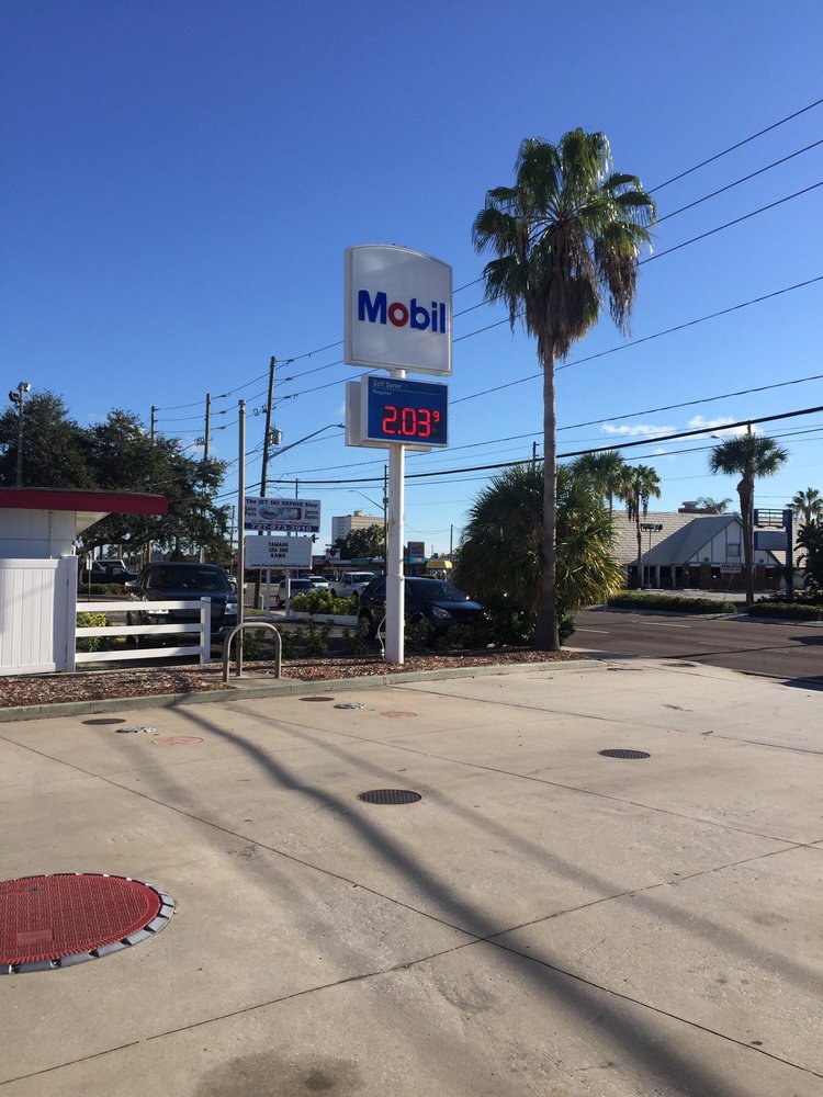 mobil Gas Stations 1355 Pasadena Ave S, South Pasadena, FL Phone