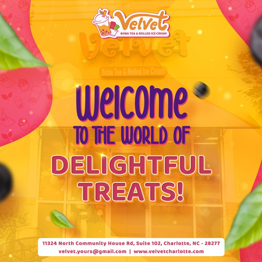 Velvet Boba Tea & Rolled Ice Cream 