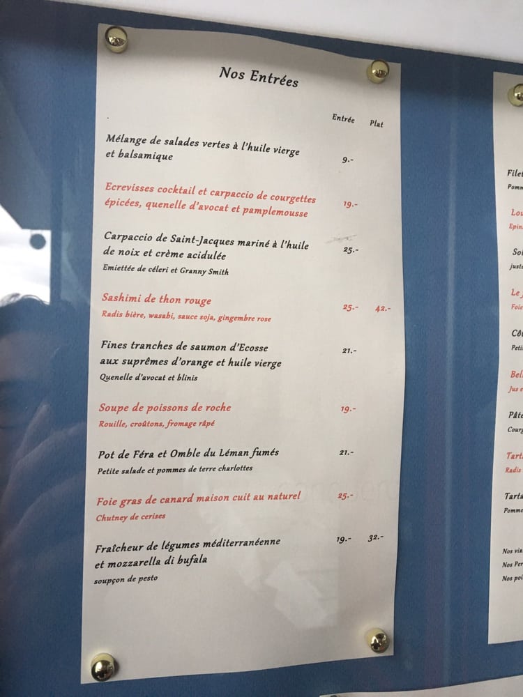 Restaurant du Lac - Versoix