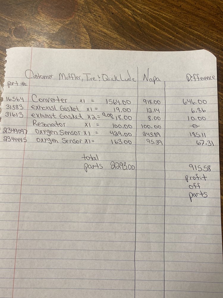 Custom Muffler Tire & Quick Lube