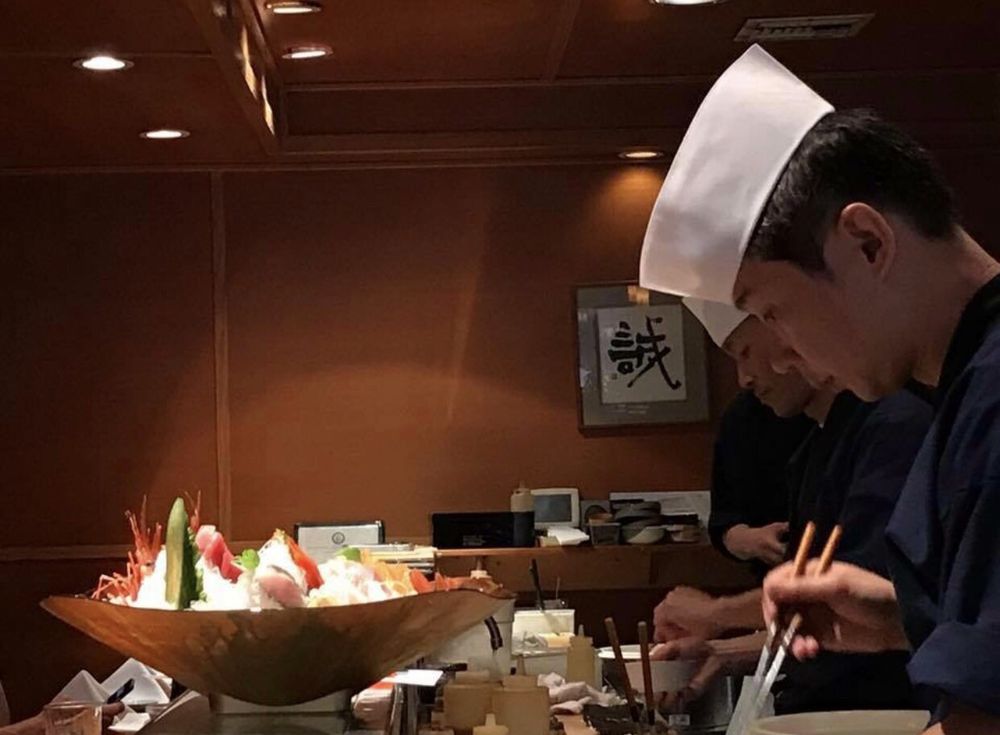 A Wonderful Display Of Sashimi Being Made Yelp Photo Of Koi Anese Cuisine Seal Beach Ca United States A Wonderful