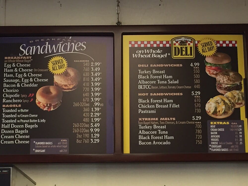 Yum Yum Donuts Menu BAHIA HAHA