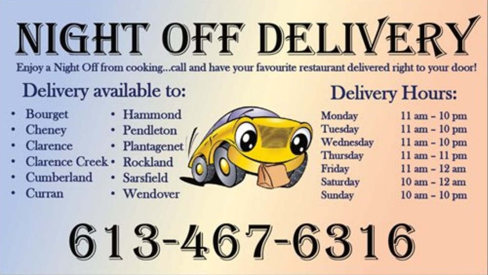 Night Off Delivery