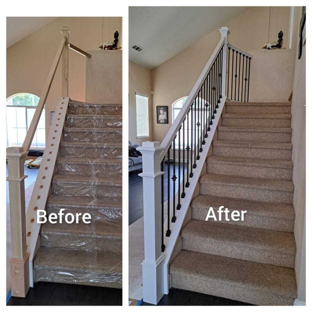 Silver Custom Stairs