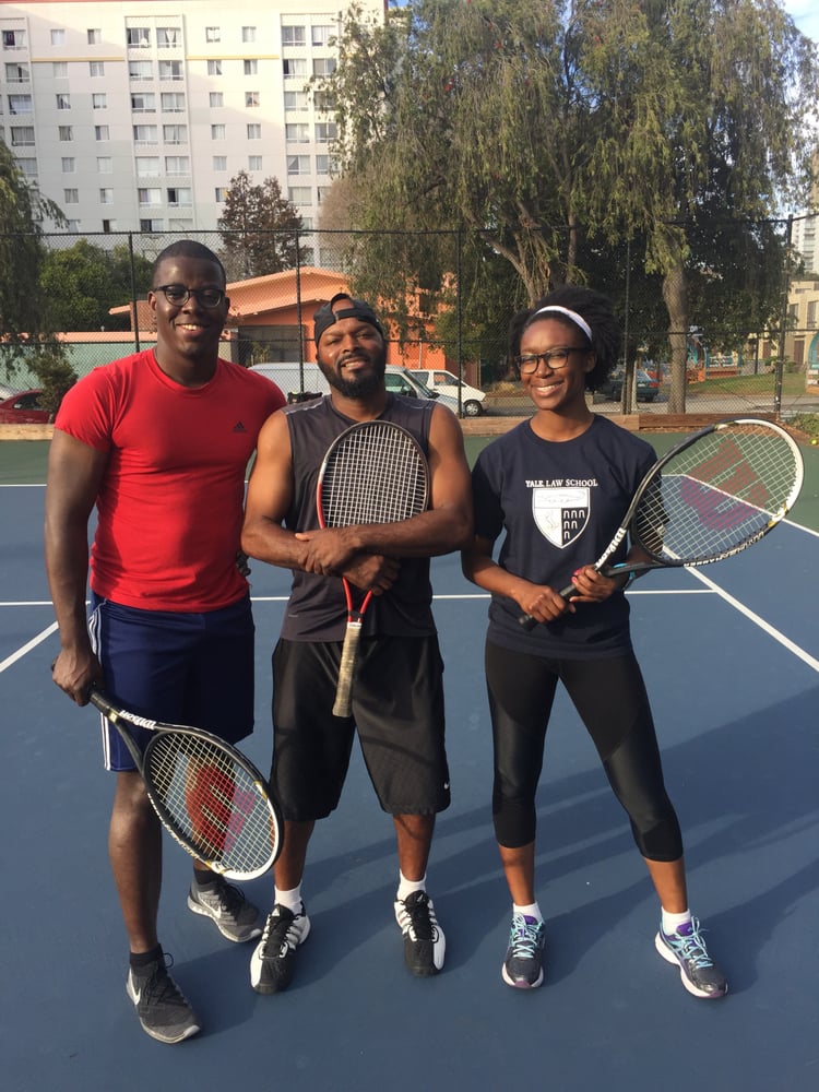 Photo of Tennis Lessons By Mcclain - San Francisco, CA, United States. Temidayo and Abisola