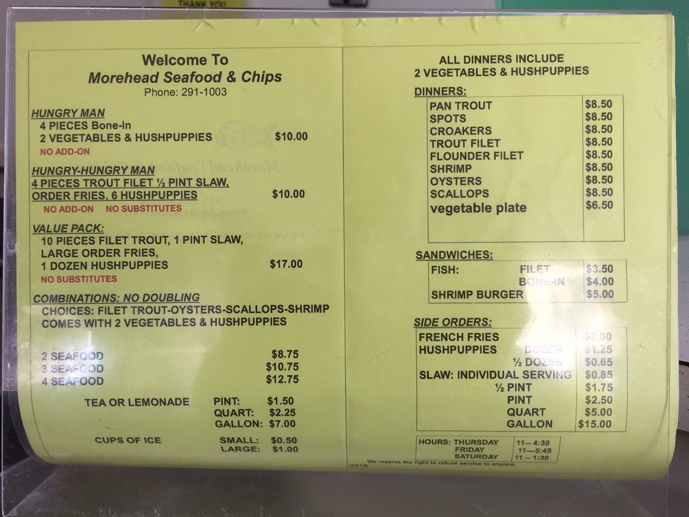 Morehead Seafood Market & Restaurant