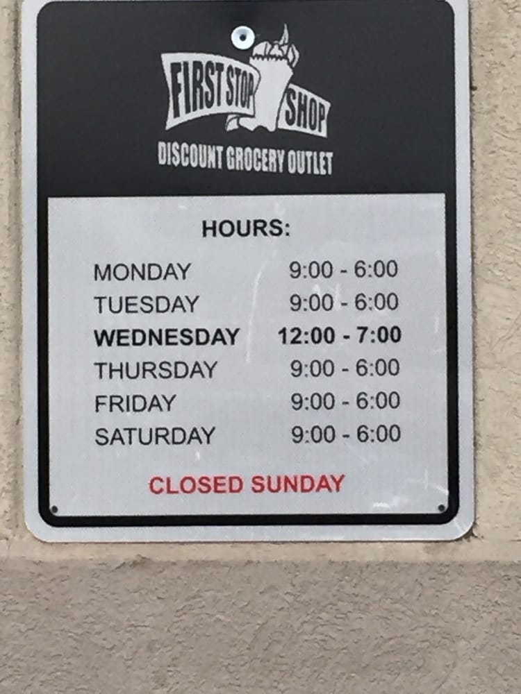 First Stop Shop Discount Grocery