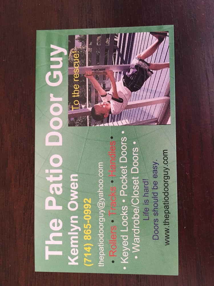 The Patio Door Guy 39 Reviews Garage Repair Handyman The Patio Door Guy 39 Reviews Garage Repair Handyman Yorba Linda Ca Photos Phone Number Yelp