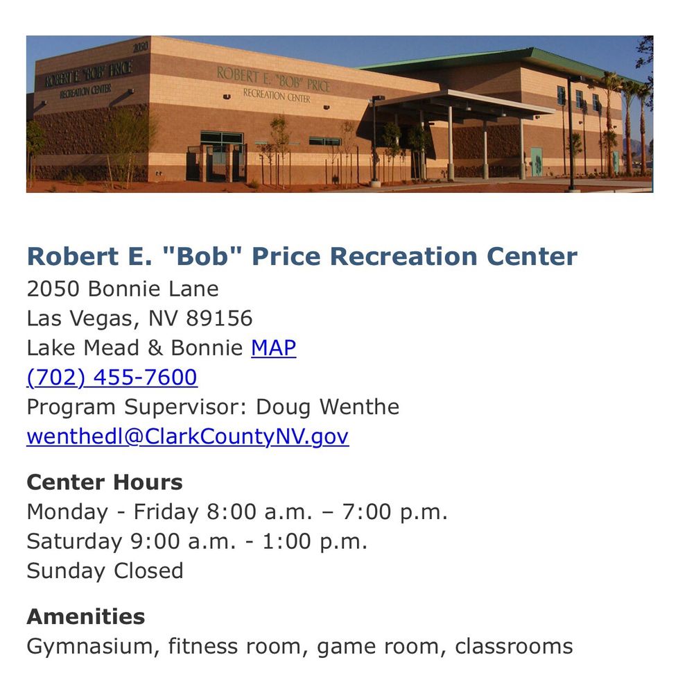 Robert Price Recreation Center