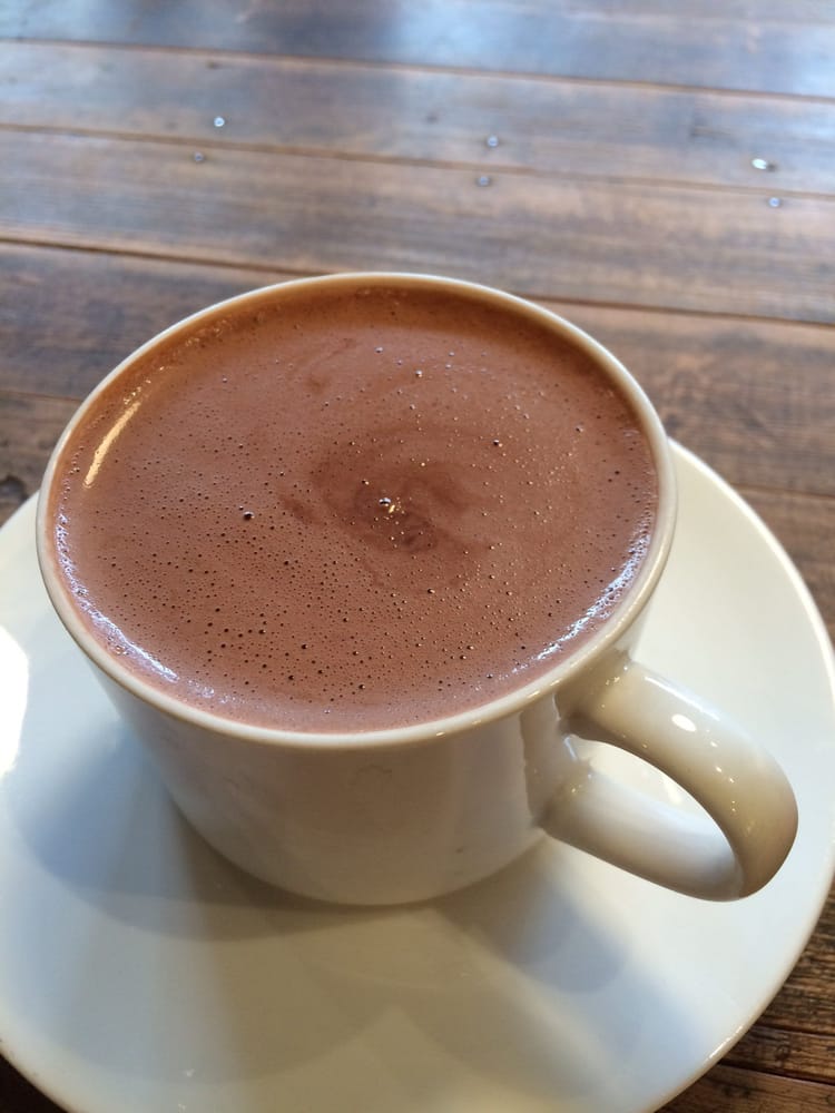 Almond milk hot chocolate - Yelp