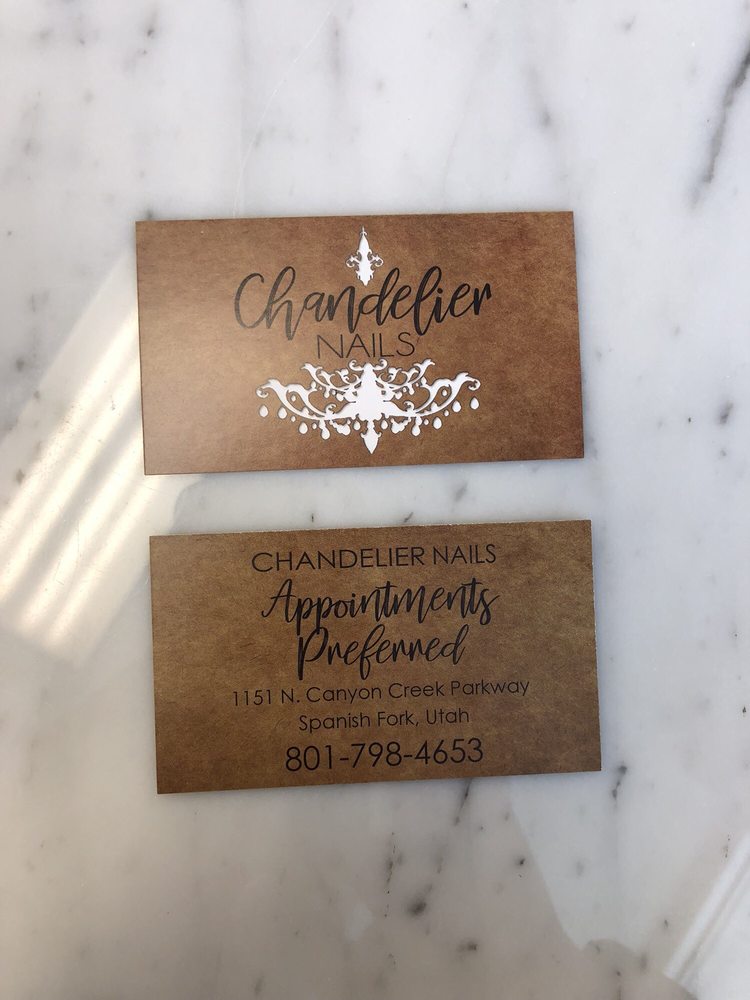 We Were A Walk In Luckily They Had Availability Yelp Photo Of Chandelier Nails Spanish Fork Ut United States We Were A