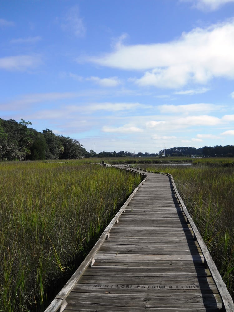 Raised Wooden Walkway Across The Marsh At Oatland Island Photo Of Oatland Island Wildlife Center Savannah Ga United States Raised Wooden