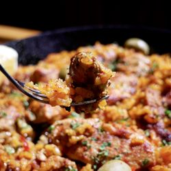 Paella seafood photo